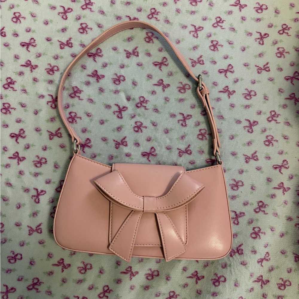 Forever 21 Pink Bow Shoulder Bag